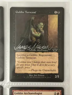 GG-1 Mixed Lot Of Signed By JAMES NELSON Magic The Gathering Cards - Image 5