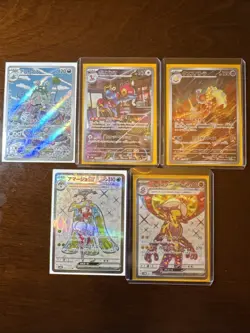 Ancient Roar & Future Flash 5 Card Lot- Japanese Pokemon 2023 - NM - Image 1
