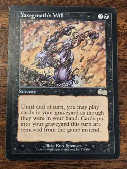 Yawgmoth's Will Urza's Saga Magic the Gathering Card - Image 1