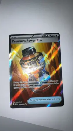 Premium Power Pro 174/132 - Mega Evolutions Full Art Item Card (NM+) (NEW SET) - Image 1