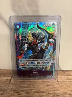 One Piece Card Game Sanji OP07-064 SR Alt Art 500 Years In The Future - Image 1
