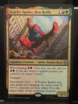 Scarlet Spider, Ben Reilly FOIL #142 NM/M MTG Spiderman Magic Card - Image 1