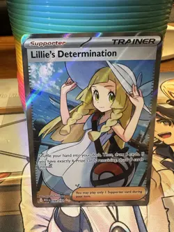 Pokemon TCG Mega Evolution Lillie’s Determination Full Art Trainer Card 169/132 - Image 1