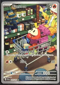 Fuecoco 201/193 - Paldea Evolved Illustration Rare Pokemon TCG 2023 - NM Card - Image 1