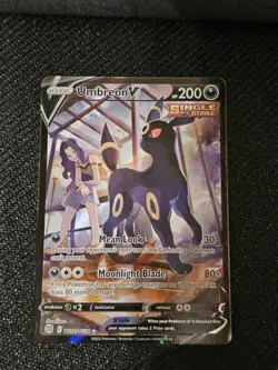 Pokemon TCG Brilliant Stars Umbreon V Trainer Gallery TG22 Character Rare Card - Image 1