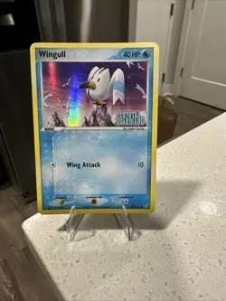 Pokemon Wingull Crystal Guardians 70/100 Reverse Holo Stamped Card NM - Image 3