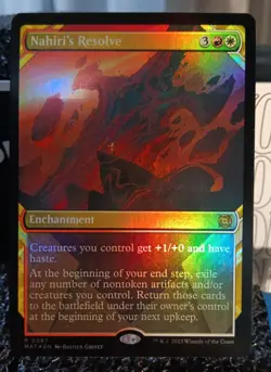 MTG Nahiri's Resolve 087 Foil Showcase MAT The Aftermath MTG Card - Image 1