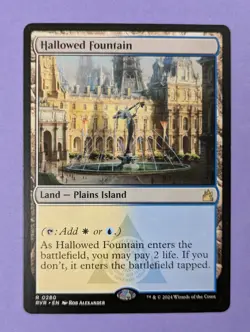 MTG Magic: Ravnica Remastered: Hallowed Fountain #0280 Rare - NM - Image 1