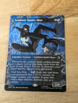 MTG Symbiote Spider-Man Regular 0217 (Borderless) Marvel's Spider-Man NM SPM - Image 1
