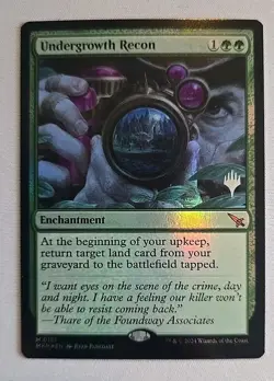 Undergrowth Recon - Murders at Karlov Manor Foil MTG Promo - Image 1