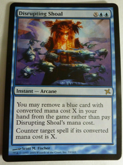 Magic The Gathering Disrupting Shoal Betrayers of Kamigawa #33 LP/NM - Image 1