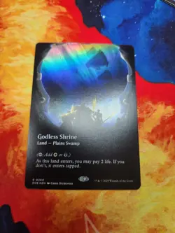 Godless Shrine (Borderless) - Edge of Eternities (EOE) - Foil - NM - Image 1