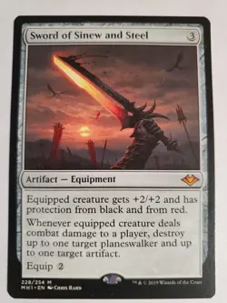 Sword of Sinew and Steel Modern Horizons Regular - Image 1