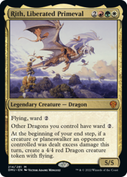 [1x] Rith, Liberated Primeval Near Mint, English Dominaria United MTG Magic - Image 1