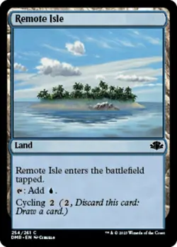 Remote Isle - Foil x1 - Dominaria Remastered - NM-Mint, English - Dominaria Rema - Image 1