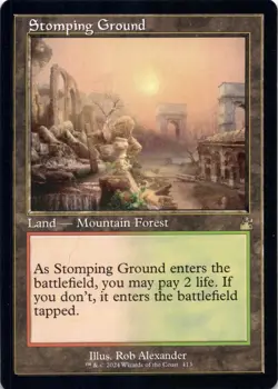 Stomping Ground (Retro Frame) Ravnica Remastered - Magic MTG NM - Image 1