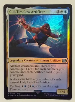 Cid, Timeless Artificer Foil 409 - Final Fantasy MTG - Image 1