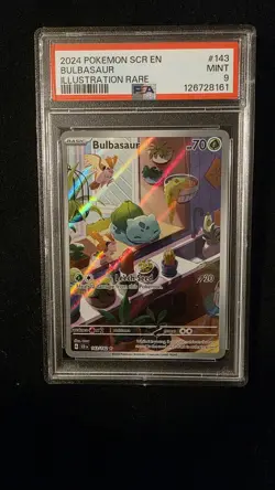 2024 POKEMON SCR EN-STELLAR CROWN #143 BULBASAUR ILLUSTRATION RARE - Image 1
