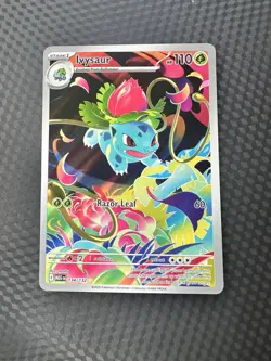 Ivysaur Illustration Rare 134/132 Pack Fresh Mega Evolution Pokemon TCG English - Image 1