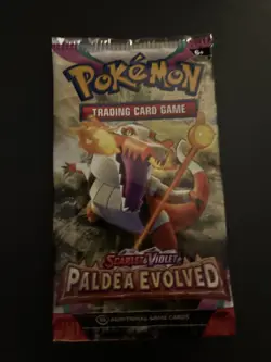 Heavy 22.46g Pokemon Sealed Paldea Evolved Booster Pack - Image 2