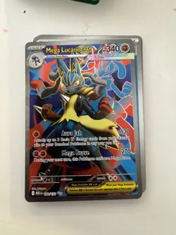 Pokemon Tcg Mega Lucario Ex 160/132 English Mega Evolution Ex - Image 1