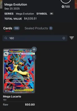 Pokemon Tcg Mega Lucario Ex 160/132 English Mega Evolution Ex - Image 2