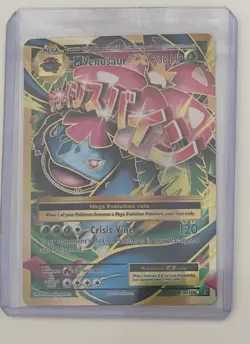 Pokemon M Venusaur EX (Full Art) Ultra Rare XY - Evolutions 100/108 - Image 1