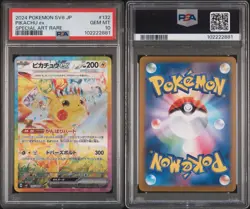 Pokemon Pikachu ex Super Electric Breaker Japanese Special Art Rare #132 PSA 10 - Image 3