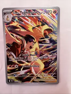 Ethan's Typhlosion 190/182 Sv10 Destined Rivals Holo Pokemon SIR Packed Fresh - Image 1