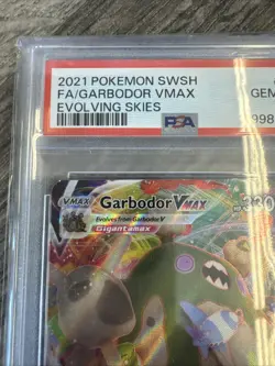 2021 Pokemon Sword & Shield Evolving Skies #101 Garbodor Vmax Full Art PSA 10 🔥 - Image 2