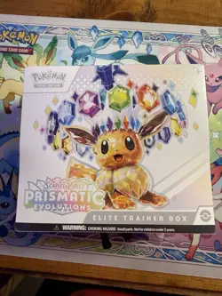 Pokemon TCG Scarlet Violet Prismatic Evolutions ETB Elite Trainer Box New Sealed - Image 1