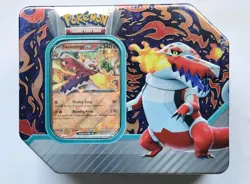 Pokemon TCG Paldea Partners Tin - Skeledirge Ex - Image 1
