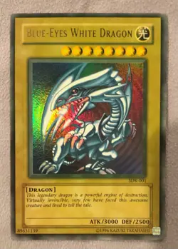 Blue Eyes White Dragon SDK-001 Unlimited English Mint Condition Yu-Gi-Oh! - Image 1