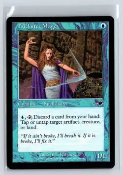 TRICKSTER MAGE - MTG Magic the Gathering Card - Nemesis - Common - Image 1