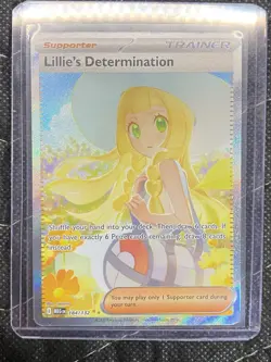 *Lillie's Determination* MEG 184/132 Secret Rare Pokemon Card Near Mint NM TCG - Image 4