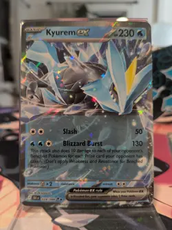 Pokemon TCG Kyurem EX Black Bolt English Rare Card 28/86 NM - Image 1