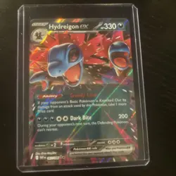 Pokemon TCG Hydreigon EX Full Art Ultra Rare Holo Card Surging Sparks 067/086 - Image 1
