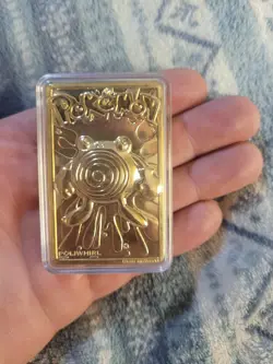 1999 Poliwhirl Burger King Pokemon Nintendo 23K Gold Plated Trading Card - Image 1
