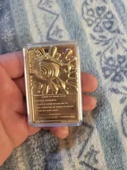 1999 Poliwhirl Burger King Pokemon Nintendo 23K Gold Plated Trading Card - Image 2