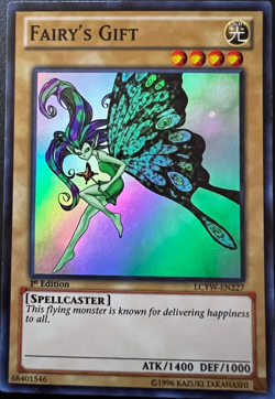 Fairy's Gift LCYW-EN227 Super Rare 1st Edition YuGiOh TCG Card - Image 1