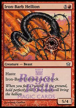 Iron-Barb Hellion 2x FOIL 5DN MTG Fifth Dawn Uncommon MINT red - Image 1
