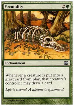 Fecundity - Medium Play MTG 8th Edition - Image 1