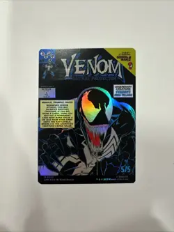 MTG Eddie Brock Venom Lethal Potector (0233) (Borderless) (MR) (Foil) NM - Image 1