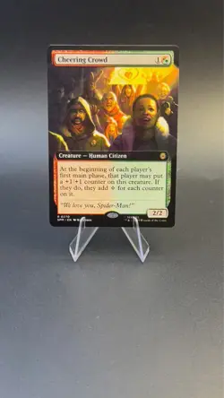 MTG: Cheering Crowd (Extended Art) #270 NM Marvel's Spider-Man Regular - Image 1