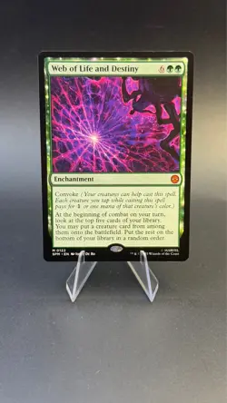 Web of Life and Destiny (Non-Foil) - 0122 - Marvel's Spider-Man MTG - Image 1