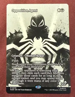 Magic MTG Marvel Universe Eternal Oppostion Agent M0019 Borderless Spider-Man - Image 1