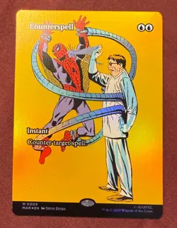Magic MTG Marvel Universe Eternal Counterspell Borderless Foil M0009 - Image 1