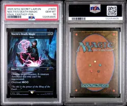 2025 MTG Secret Lair Final Fantasy Noctis's Death Magic Foil PSA 10 GEM MINT - Image 3