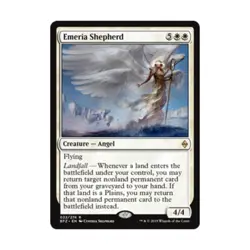 WOTC MTG Battle for Zendikar Emeria Shepherd (R) (Foil) EX - Image 1