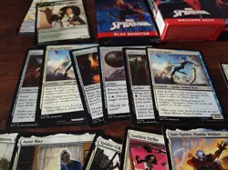 40 MtG Spider-Man Lot of White Common, Uncommon, Land, Legendary, 1 Foil SPM 045 - Image 2